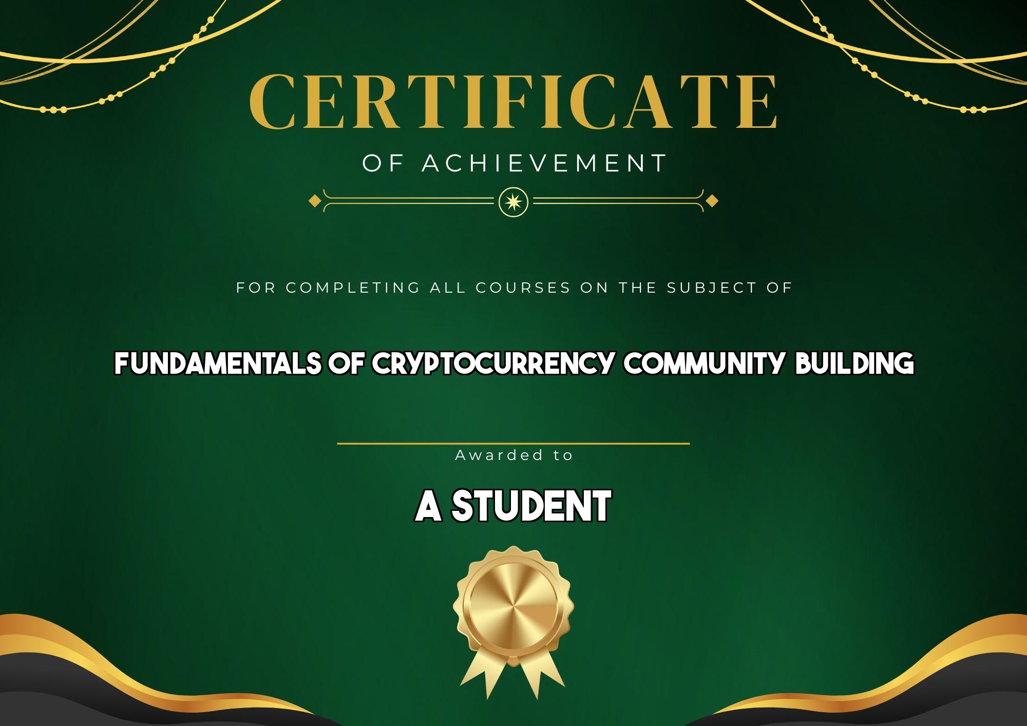 Fundamentals of Cryptocurrency Community Building