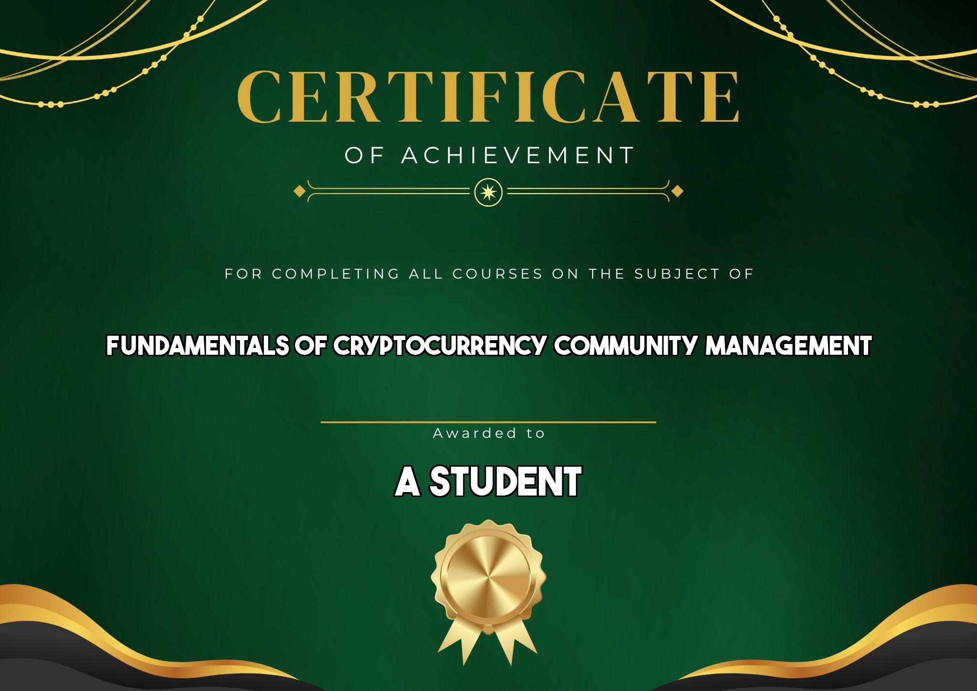 Fundamentals of Cryptocurrency Community Management