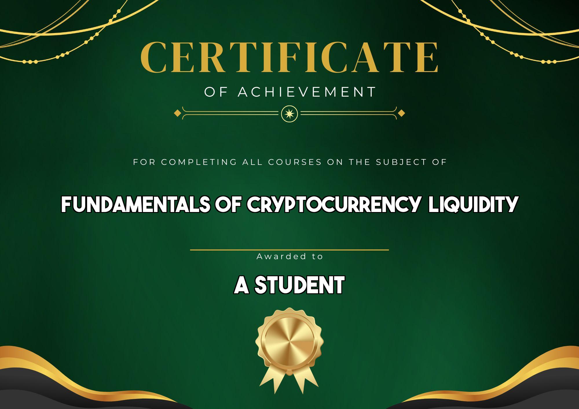 Fundamentals of Cryptocurrency Liquidity